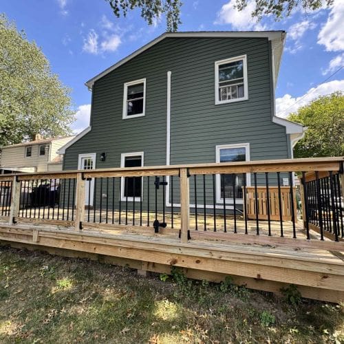 Wood Deck DekPro Railing by MyFixitUpLife